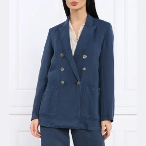 MAX&Co. Marynarka AMMIRA | Regular Fit | z dodatkiem lnu