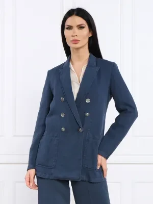 MAX&Co. Marynarka AMMIRA | Regular Fit | z dodatkiem lnu