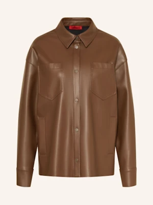 Max & Co. Overjacket Furio Z Imitacji Skóry braun