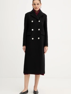 MAX&Co. płaszcz z dodatkiem wełny kolor czarny 2526016034200