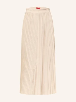 Max & Co. Plisowana Spódnica Pagella Z Satyny beige