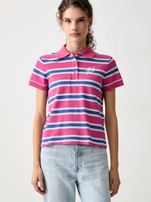 Max&Co. polo damskie bawełniane AGAMI różowy