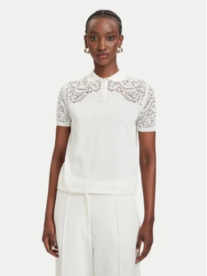 MAX&Co. Polo MColonza 2616361043200 Kremowy Regular Fit