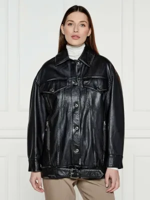 MAX&Co. Skórzana kurtka BEGONIA | Oversize fit