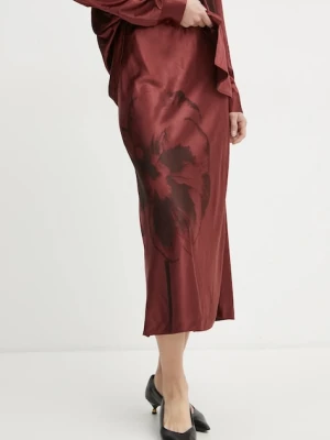 MAX&Co. spódnica kolor bordowy maxi prosta 2426106034200