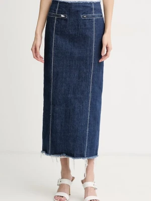 Max&Co. spódnica z rozcięciem jeansowa MCLLUGLIO