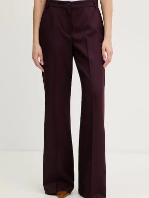 Max&Co. spodnie damskie z dodatkiem wełny MCOESTROSO