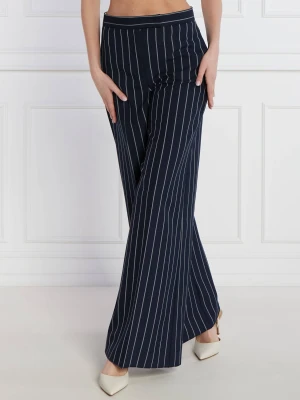 MAX&Co. Spodnie | flare fit granatowy