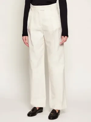 MAX&Co. Spodnie MCOADORNO | Loose fit | z dodatkiem wełny