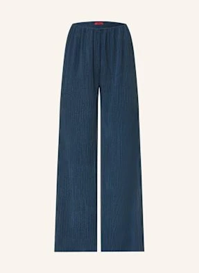 Max & Co. Spodnie Plisowane Bonn blau