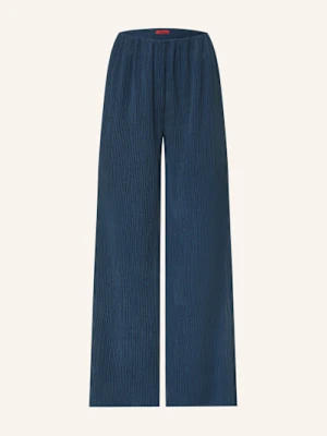 Max & Co. Spodnie Plisowane Bonn blau
