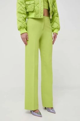 MAX&Co. spodnie x Anna Dello Russo damskie kolor zielony proste high waist