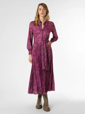 MAX&Co. Sukienka damska Kobiety Sztuczne włókno lila|wielokolorowy wzorzysty,