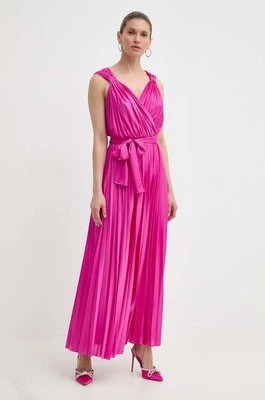 MAX&Co. sukienka kolor różowy maxi rozkloszowana 2416621074200