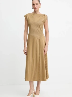 MAX&Co. sukienka kolor zielony midi rozkloszowana 2526226151200
