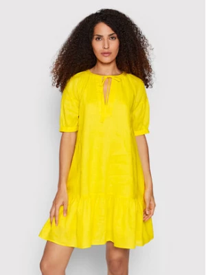 MAX&Co. Sukienka letnia Miriam 72211522 Żółty Relaxed Fit