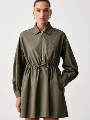 Max&Co. sukienka oversize bawełniana ATTUALE zielony