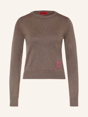 Max & Co. Sweter Comma braun MAX&Co. BRĄZOWY