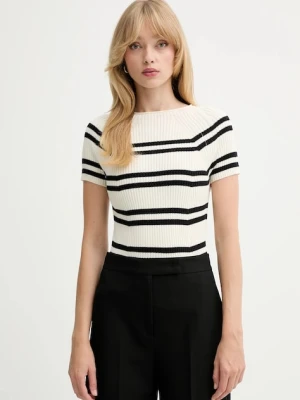 MAX&Co. sweter damski kolor beżowy lekki z półgolfem 2526366051200