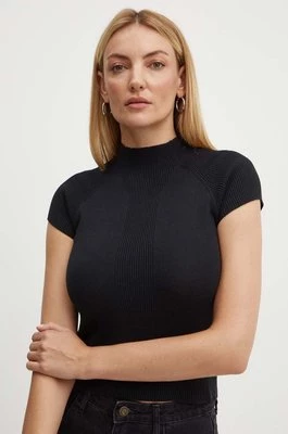 MAX&Co. sweter kolor czarny z półgolfem 2426366011200