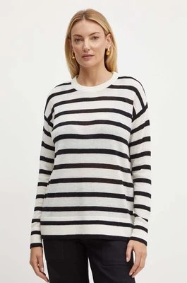 MAX&Co. sweter wełniany damski kolor beżowy lekki 2426366081200