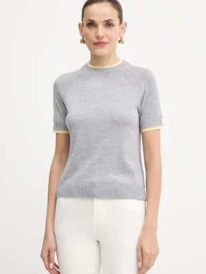 MAX&Co. sweter wełniany damski kolor szary lekki 2526366023200