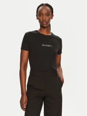 MAX&Co. T-Shirt 2428976014200 2428976014200 Czarny Regular Fit