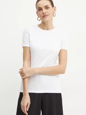 MAX&Co. t-shirt bawełniany damski kolor biały 2428976014200