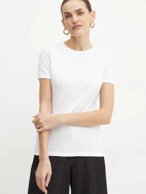MAX&Co. t-shirt bawełniany damski kolor biały 2428976014200