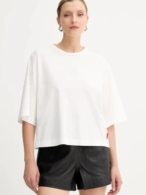 MAX&Co. t-shirt bawełniany damski kolor biały 2526976023200