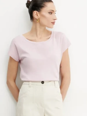 MAX&Co. t-shirt bawełniany damski kolor różowy 2516941054200