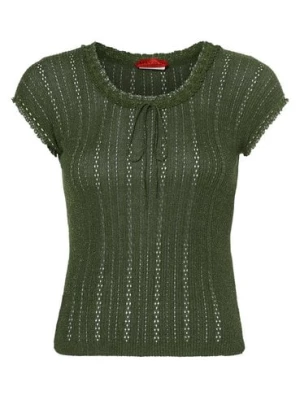 MAX&Co. T-shirt damski Kobiety Sztuczne włókno zielony jednolity,