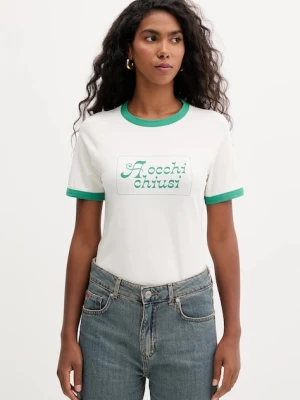 MAX&Co. t-shirt damski kolor beżowy 2528946011200