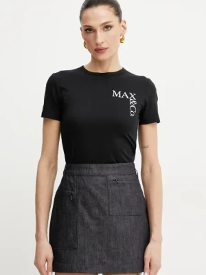 MAX&Co. t-shirt damski kolor czarny 2518971012200