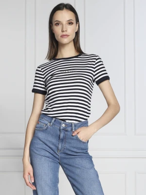 MAX&Co. T-shirt LOGOTEE | Regular Fit granatowy