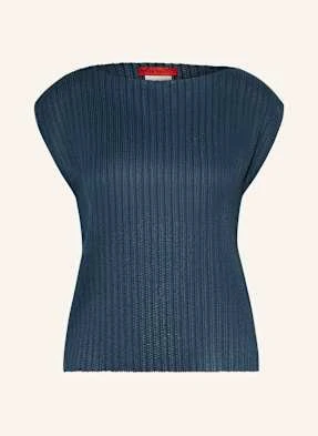 Max & Co. Top Plisowany Leslie blau