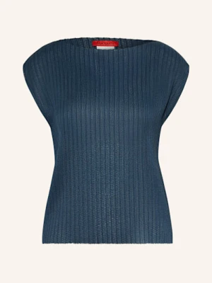 Max & Co. Top Plisowany Leslie blau