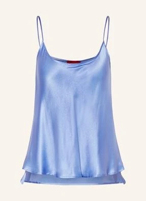 Max & Co. Top Z Jedwabiu Betel blau