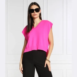 MAX&Co. Wełniana kamizelka | Regular Fit | z dodatkiem kaszmiru