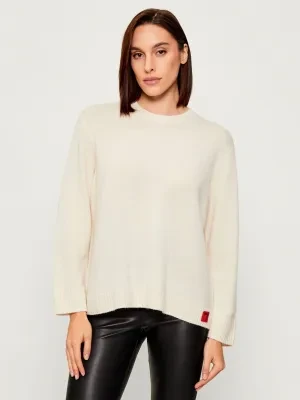 MAX&Co. Wełniany sweter PAPRICA | Loose fit | z dodatkiem kaszmiru