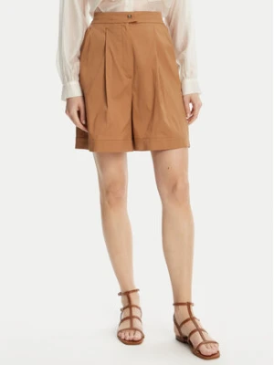 Max Mara Beachwear Bermudy Sultano 2516141019 Brązowy Relaxed Fit