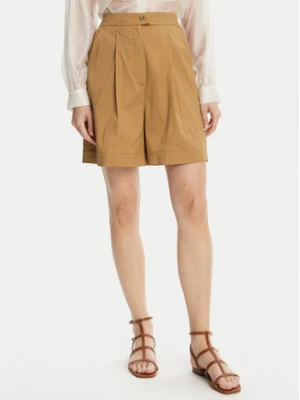 Max Mara Beachwear Bermudy Sultano 2516141019 Brązowy Relaxed Fit