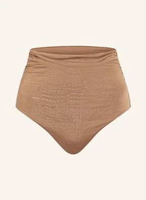 Max Mara Beachwear Dół Od Bikini Z Wysokim Stanem Salli braun