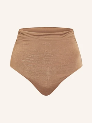 Max Mara Beachwear Dół Od Bikini Z Wysokim Stanem Salli braun