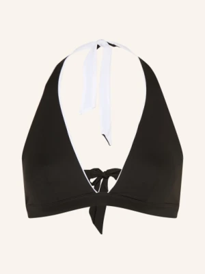 Max Mara Beachwear Dwustronny Stanik Bikini Z Wiązaniem Na Szyi Abazia schwarz