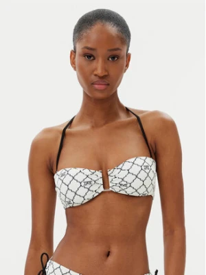 Max Mara Beachwear Góra od bikini 2516821259650 Biały
