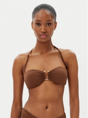 Max Mara Beachwear Góra od bikini Amelia 2516821199 Brązowy