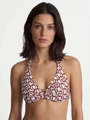 Max Mara Beachwear Góra od bikini Avena 2616821289 Brązowy