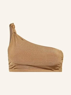 Max Mara Beachwear Góra Od Bikini Na Jedno Ramię Alisia braun
