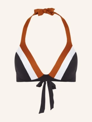 Max Mara Beachwear Góra Od Bikini Wiązana Na Szyi Abigail schwarz